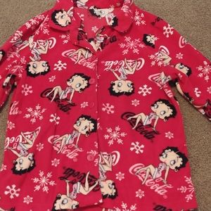 NEW! Betty Boop Pajama Set